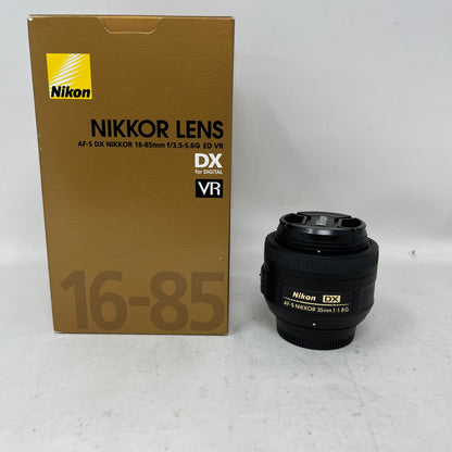 Nikon DX AF-S Nikkor 35mm f/1:1.8G VR Prime Lens