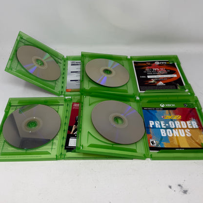 Lot of 4 Microsoft Xbox One FIFA 18, NHL 18, NBA 2K18 & Madden NFL 19 Games