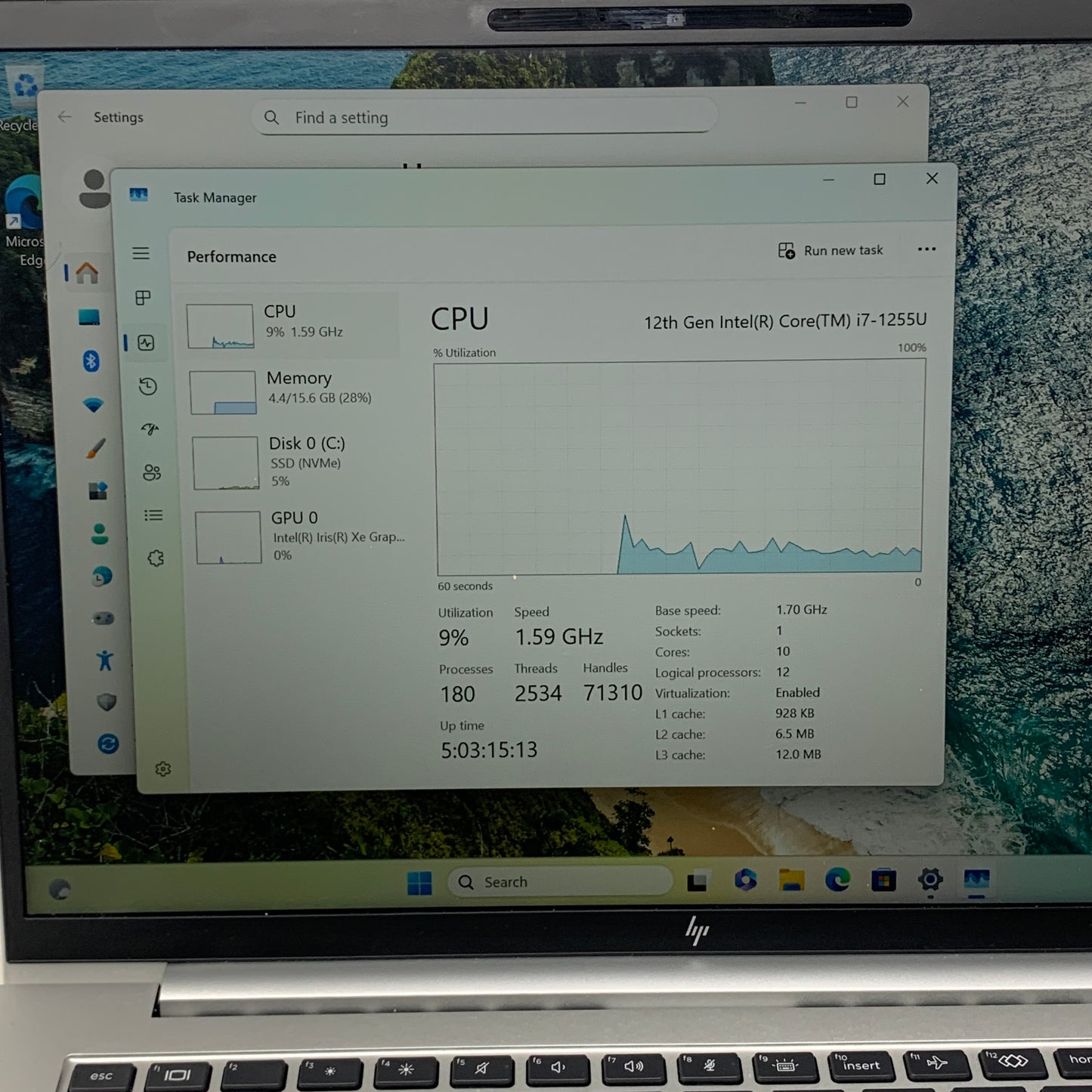 HP EliteBook 840 G9 14" i7-1255U 1.7GHz 16GB RAM 512GB SSD