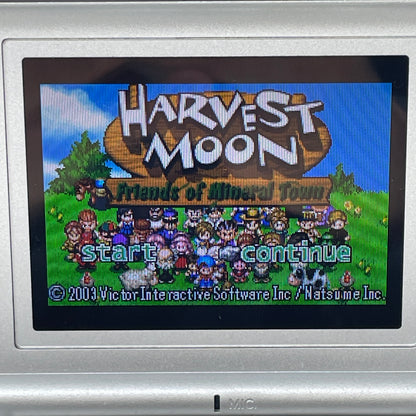 Harvest Moon Friends Mineral Town Nintendo GameBoy Advance, 2003 Cartridge Only 