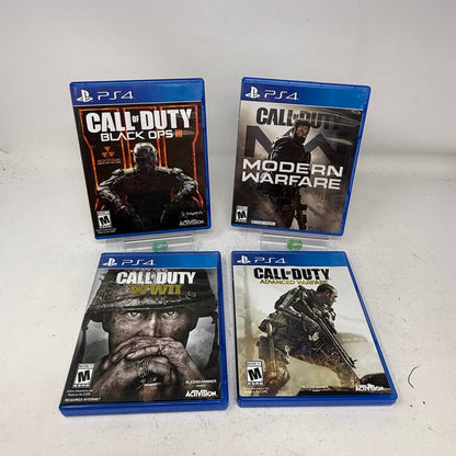 Lot of 4 Games Sony PlayStation 4 PS4- Call of Duty