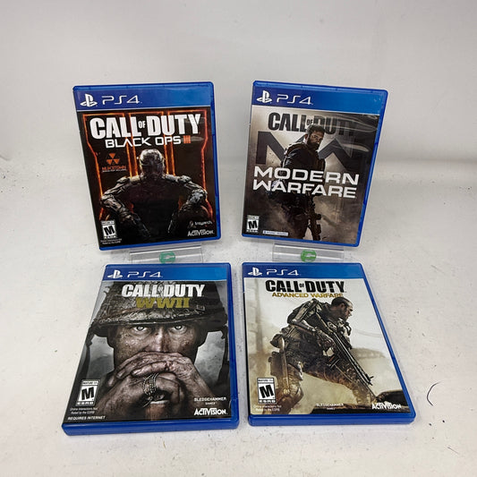 Lot of 4 Games Sony PlayStation 4 PS4- Call of Duty