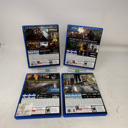 Lot of 4 Games Sony PlayStation 4 PS4- Call of Duty