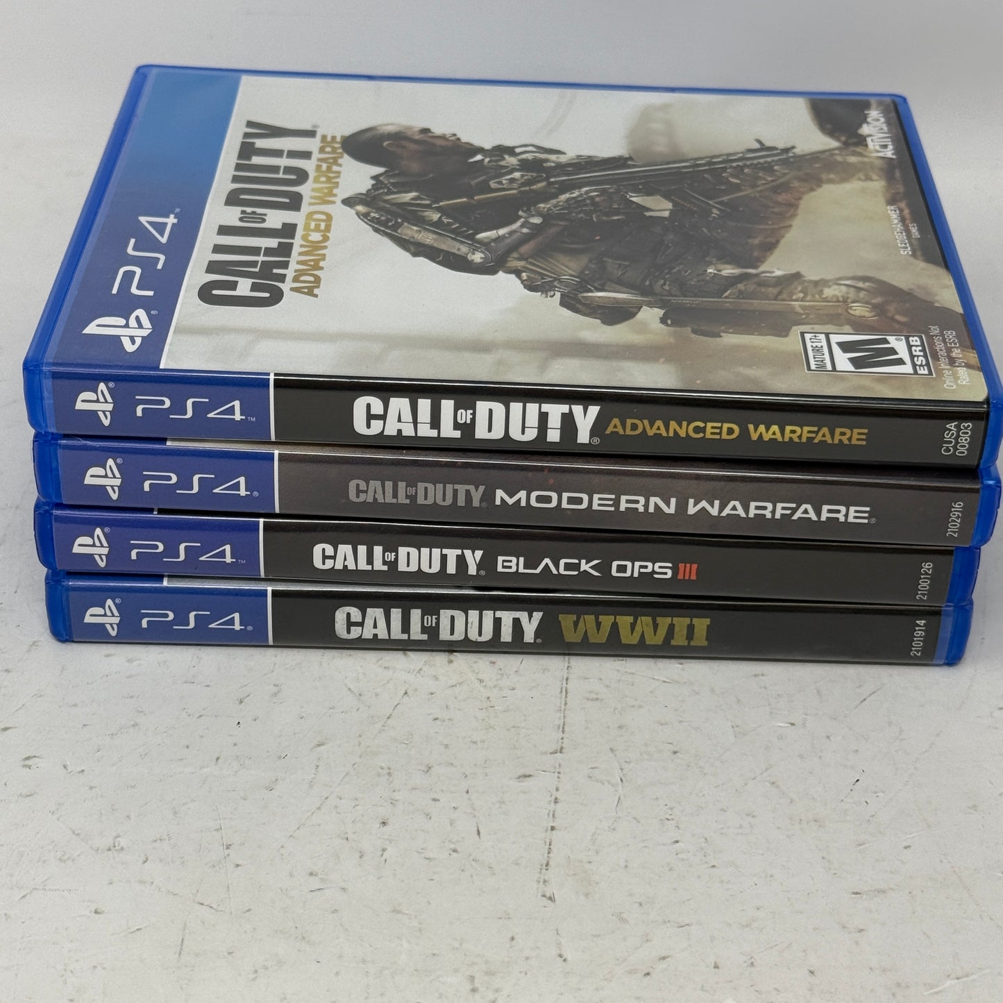 Lot of 4 Games Sony PlayStation 4 PS4- Call of Duty