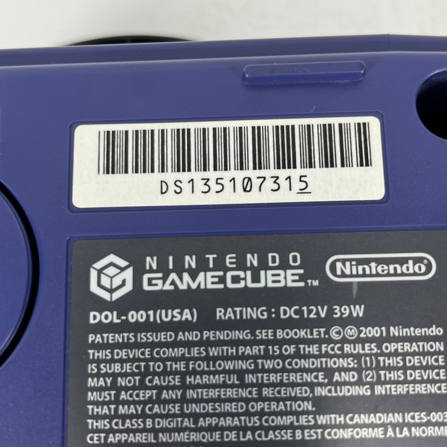 Nintendo GameCube Console Gaming System DOL-001 Blue