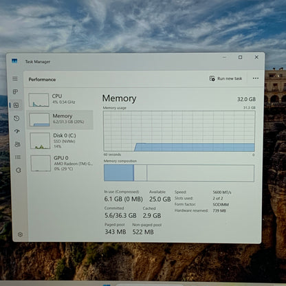 HP EliteBook 6 G1AH16 16" Ryzen 5 220 3.2GHz 32GB RAM 1TB SSD