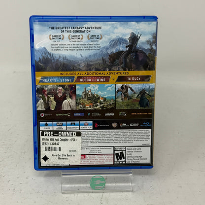 Witcher 3: Wild Hunt [Complete Edition] (Sony PlayStation 4 PS4, 2016)