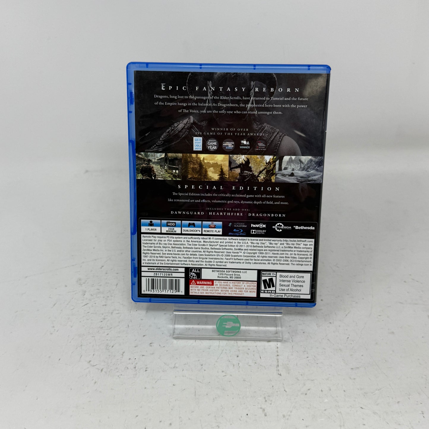 Elder Scrolls V: Skyrim [Special Edition] (Sony PlayStation 4 PS4, 2016)