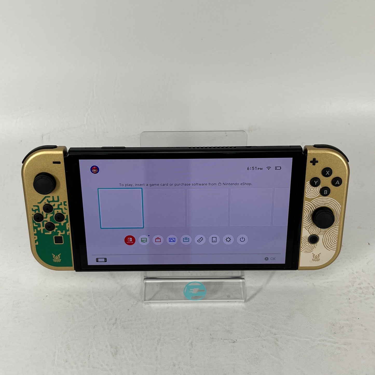Nintendo Switch OLED Console Gaming System HEG-001 Gold / Black