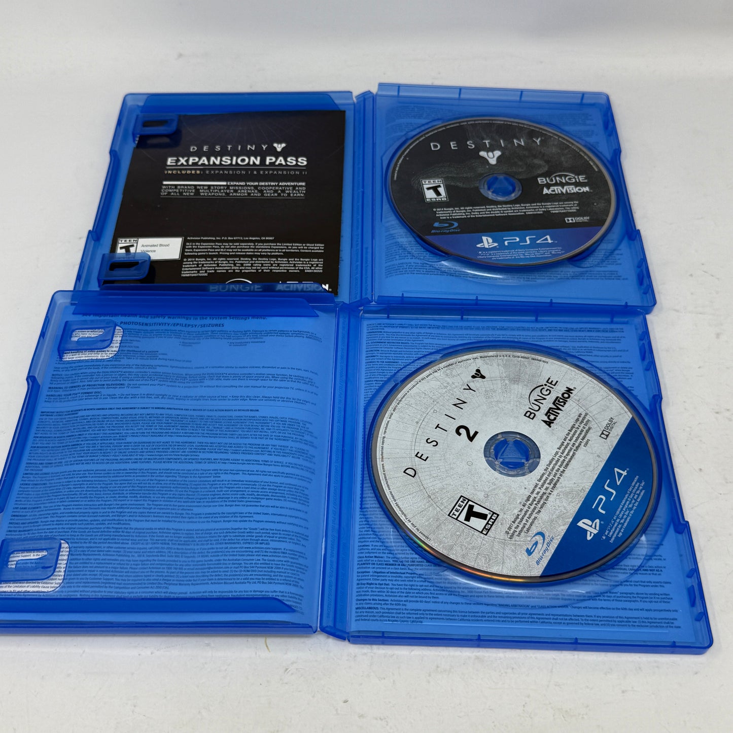Lot of 2 Games Sony PlayStation 4 PS4- Destiny