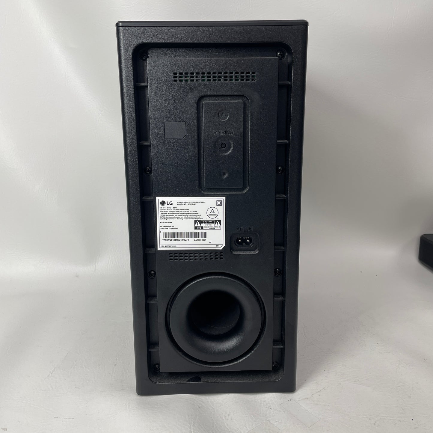LG SN6Y Wireless Active Subwoofer Black SPN5B-W