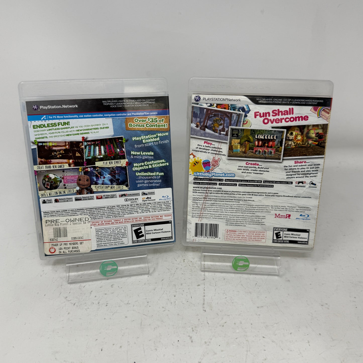 Lot of 2 Sony PlayStation 3 PS3 Games Little Big Planet