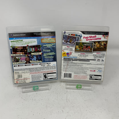 Lot of 2 Sony PlayStation 3 PS3 Games Little Big Planet