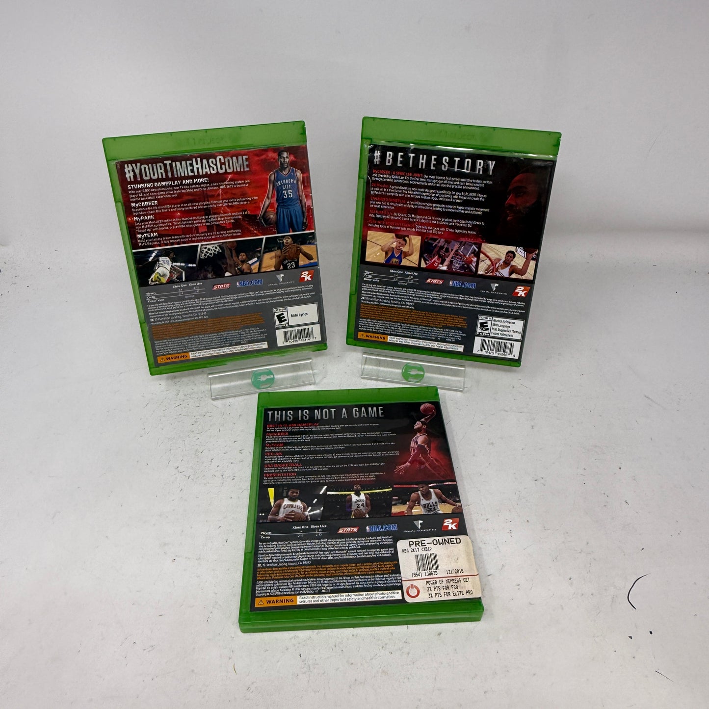 Lot of 3 Games Microsoft Xbox One 