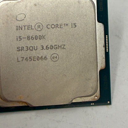 Intel Core i5-8600K 3.60GHz 6 Core SR3QU 6 Thread LGA 1151