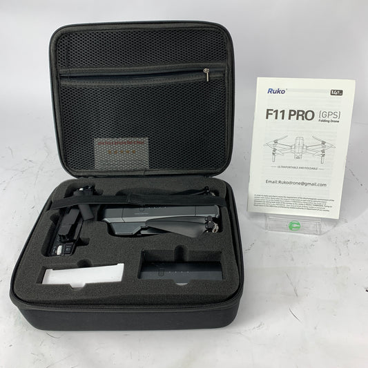 Ruko F11 Pro 4K GPS Camera Drone WiFi FPV w/ Case & Accessories