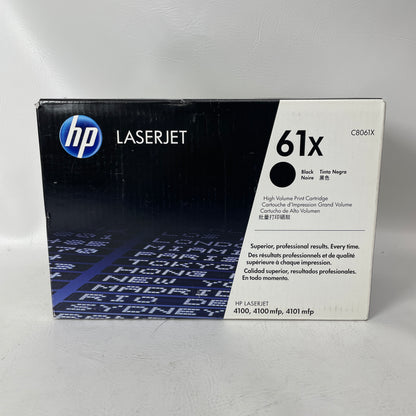 New HP LaserJet 61x Black Toner Cartridge C8061X