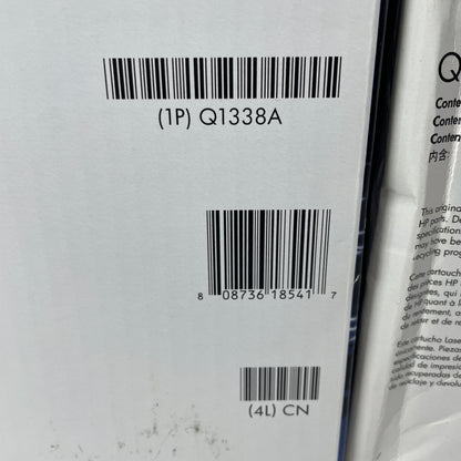 New HP LaserJet 38A Black Toner Cartridge Q1338A