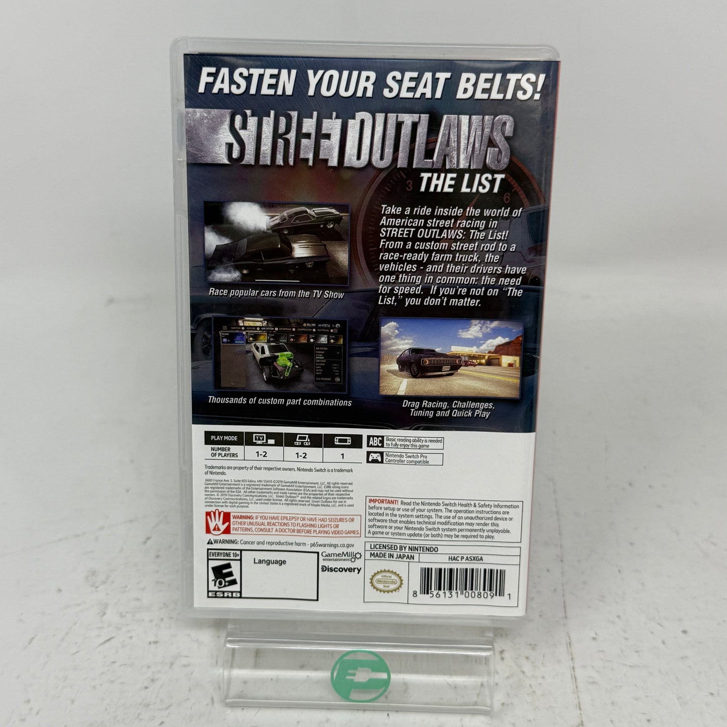 Street Outlaws: The List (Nintendo Switch, 2019)