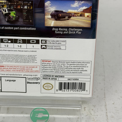 Street Outlaws: The List (Nintendo Switch, 2019)