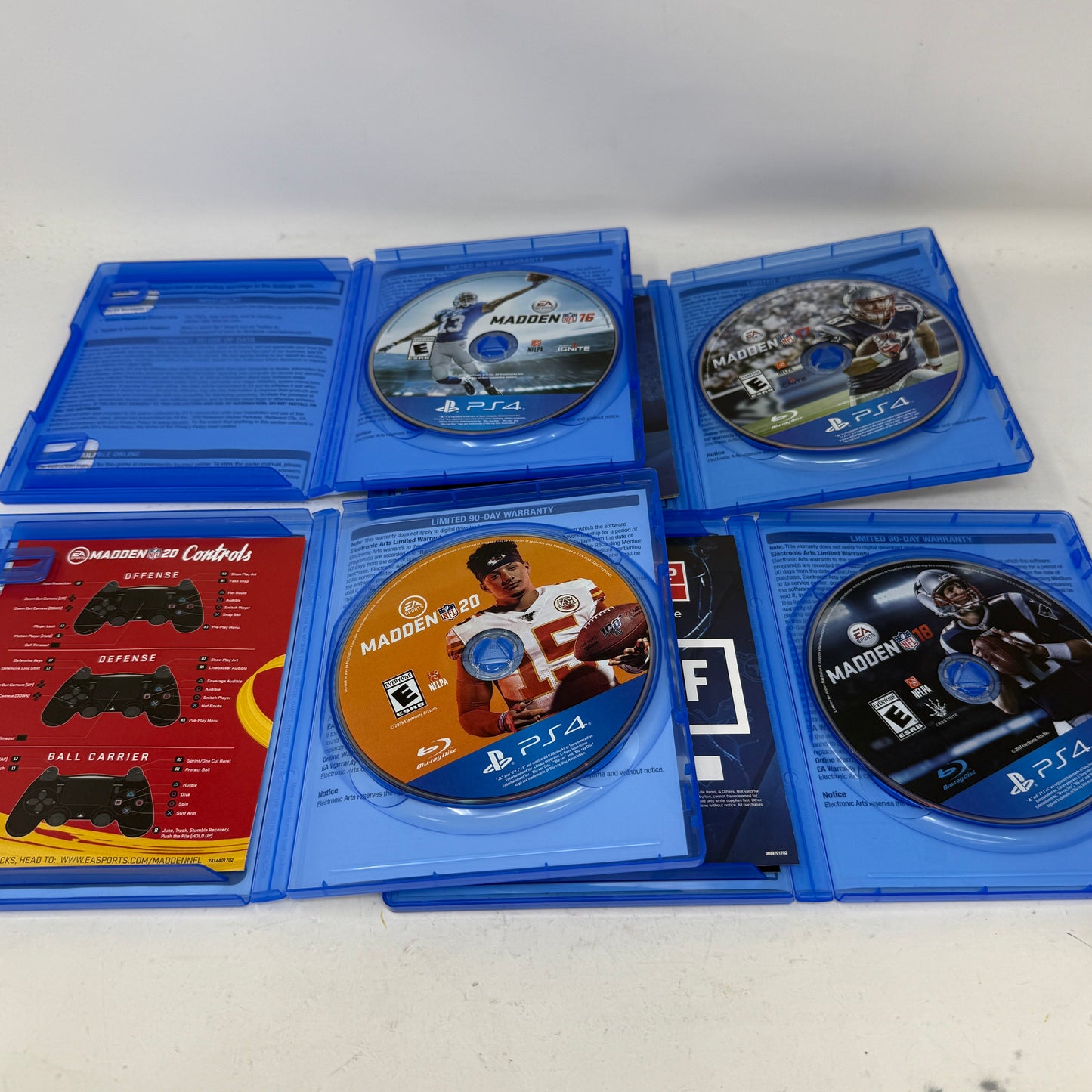 Lot of 4 Sony PlayStation 4 PS4 Games