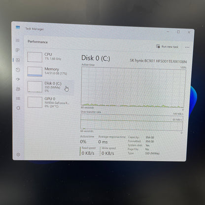 HP Victus 15L VJME7PO Core i7-14700F 2.10GHz 32GB RAM 1TB SSD GeForce RTX 4060 