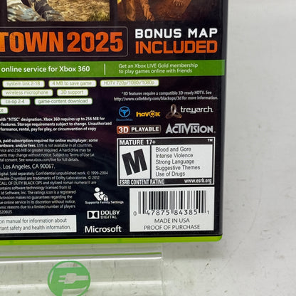 Call of Duty Black Ops II (Microsoft Xbox 360, 2012)