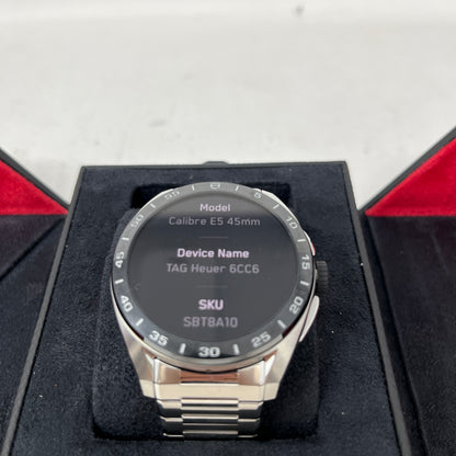 TAG Heuer 6CC6 Calibre E5 45mm Activity Tracker Smartwatch SBT8A10