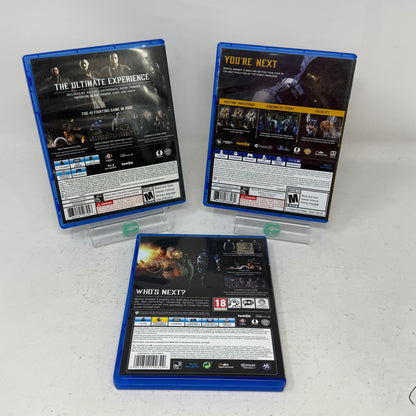 Lot of 3 Sony PlayStation 4 PS4 Games- Mortal Kombat