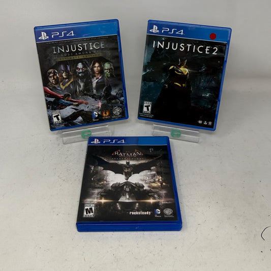 Lot of 3 Sony PlayStation 4 PS4 Games- Injustice