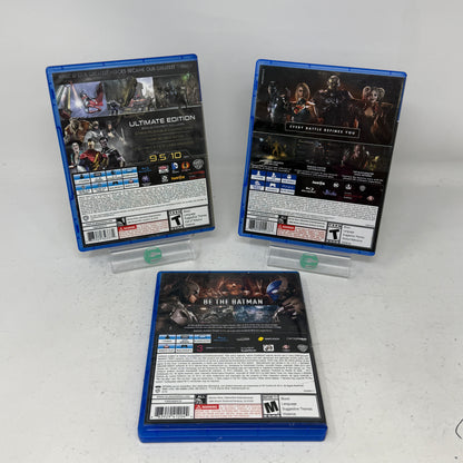 Lot of 3 Sony PlayStation 4 PS4 Games- Injustice