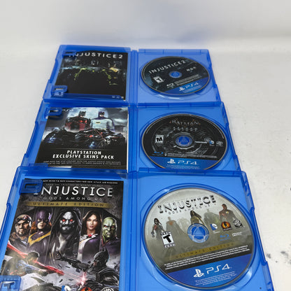 Lot of 3 Sony PlayStation 4 PS4 Games- Injustice