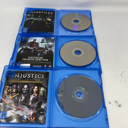 Lot of 3 Sony PlayStation 4 PS4 Games- Injustice