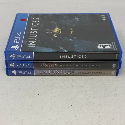 Lot of 3 Sony PlayStation 4 PS4 Games- Injustice