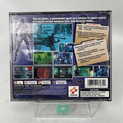 Metal Gear Solid (Sony PlayStation 1 PS1, 1998)