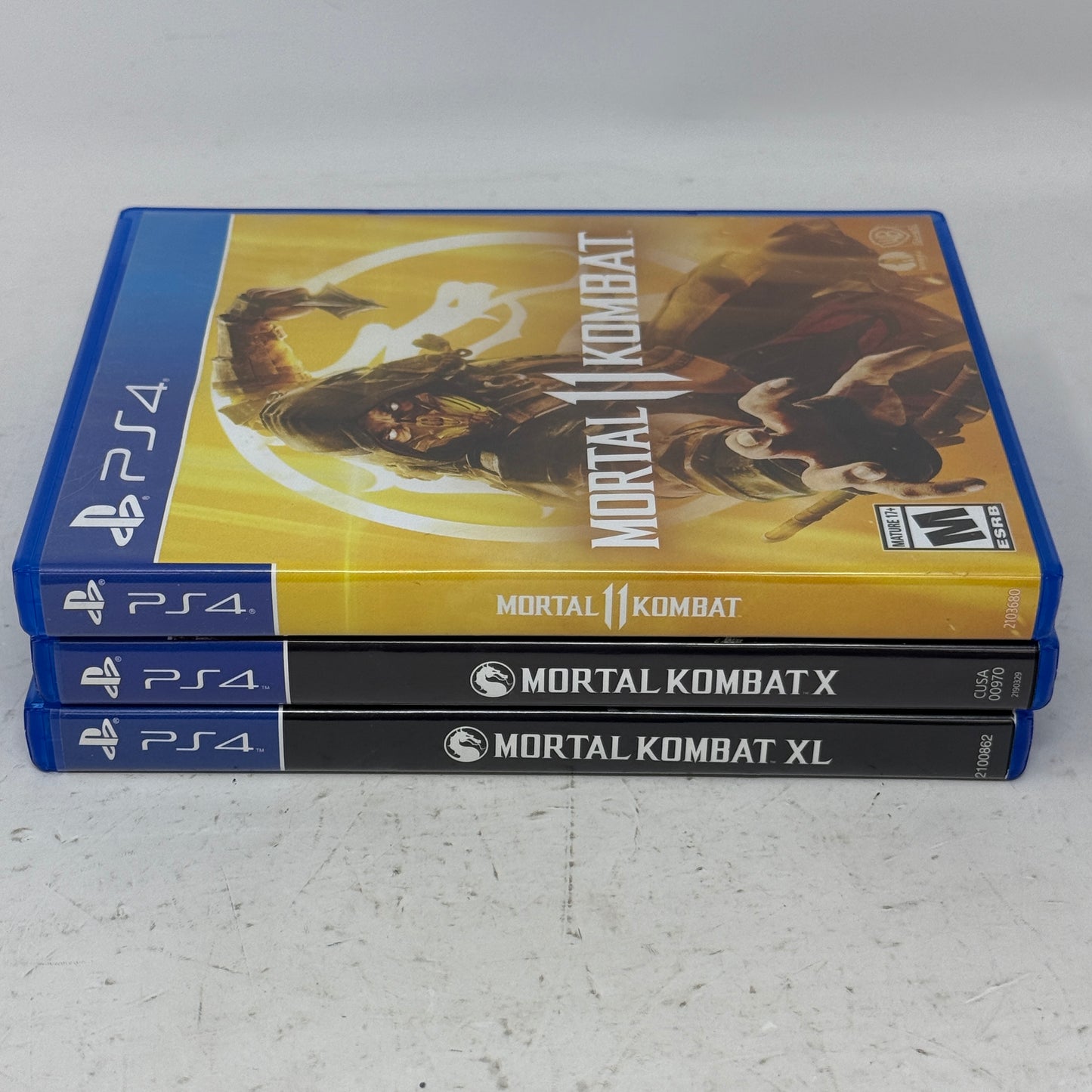 Lot of 3 Sony PlayStation 4 PS4 Games- Mortal Kombat
