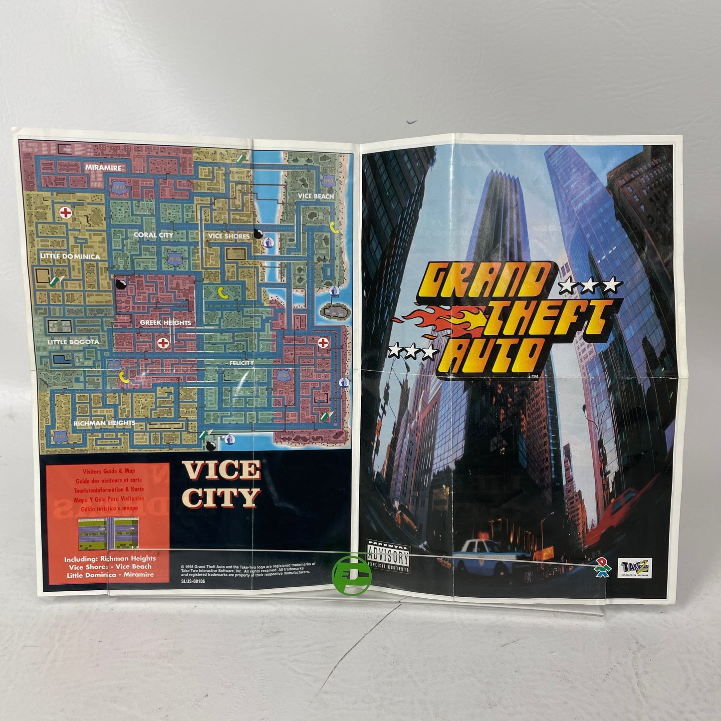 Grand Theft Auto (Sony PlayStation 1 PS1, 1998)