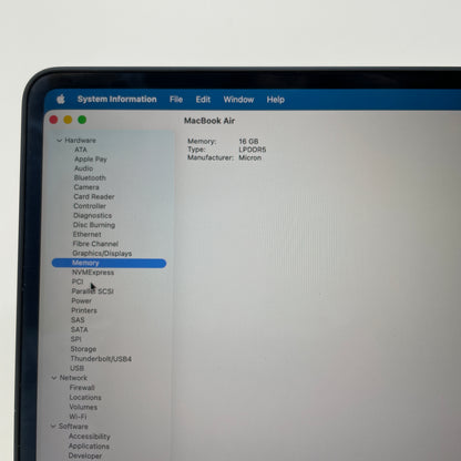 2025 Apple MacBook Air 15" M4 10C GPU 4.5GHz 16GB RAM 256GB SSD MW1L3LL/A