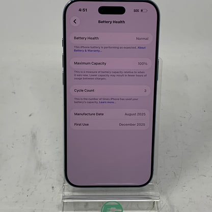 Factory Unlocked Apple iPhone Air 1TB Sky Blue MG1Q4LL/A