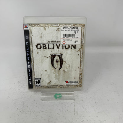 Elder Scrolls IV Oblivion (Sony PlayStation 3 PS3, 2007)