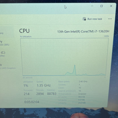 Lenovo V15 G4 IRU i7-13620H 2.4GHz 16GB RAM 512GB SSD