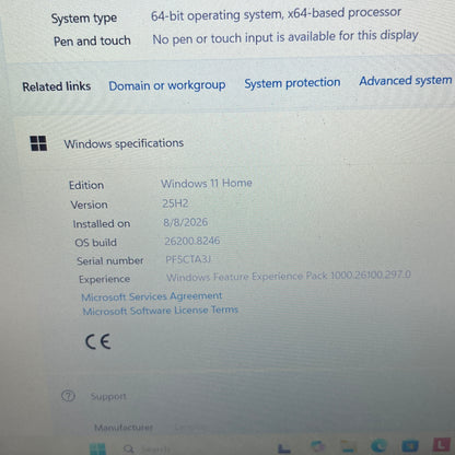 Lenovo V15 G4 IRU i7-13620H 2.4GHz 16GB RAM 512GB SSD