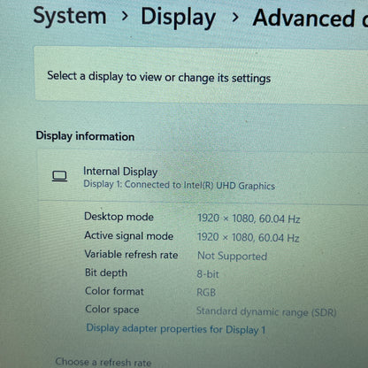 Lenovo V15 G4 IRU i7-13620H 2.4GHz 16GB RAM 512GB SSD