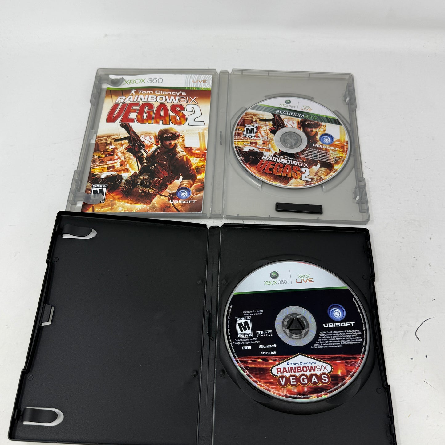 Lot of 2 Games Microsoft Xbox 360 -Rainbow Six