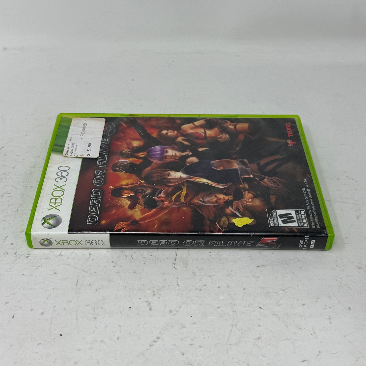 Dead or Alive 5 (Microsoft Xbox 360, 2012)