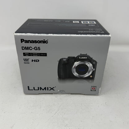 Panasonic Lumix DMC-G5 16.0MP Mirrorless Digital Camera Black