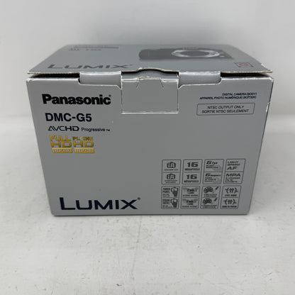 Panasonic Lumix DMC-G5 16.0MP Mirrorless Digital Camera Black