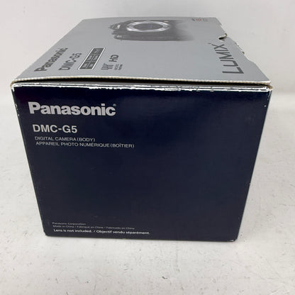 Panasonic Lumix DMC-G5 16.0MP Mirrorless Digital Camera Black