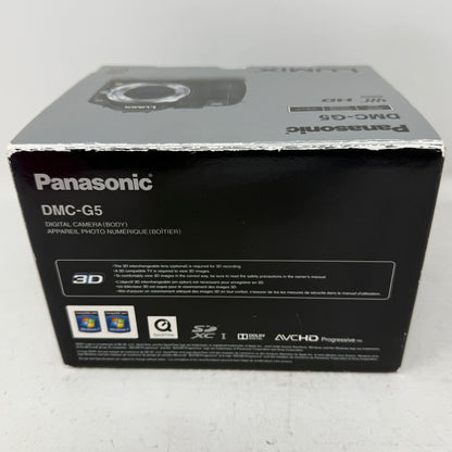 Panasonic Lumix DMC-G5 16.0MP Mirrorless Digital Camera Black