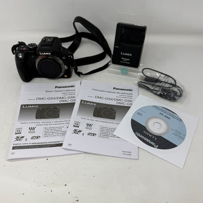 Panasonic Lumix DMC-G5 16.0MP Mirrorless Digital Camera Black